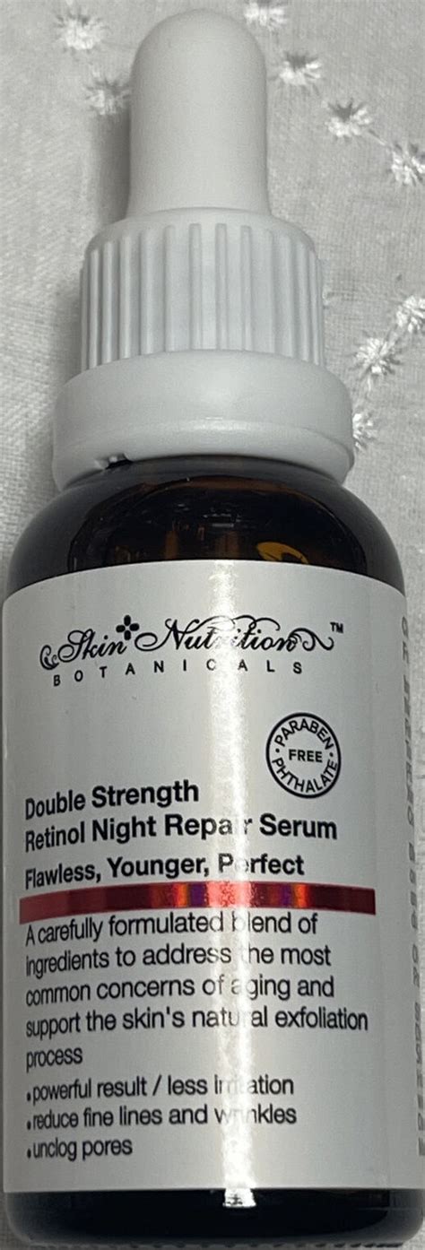 Skin nutrition botanicals Double Strength Retinol Night Repair Serum ...