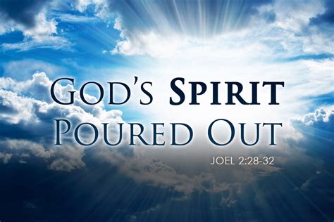 Joel 2:28-32 God’s Spirit Poured Out | Thrive Through Christ Ministries