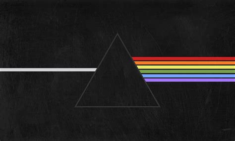 Pink Floyd, Triangle, Prism, The Dark Side of the Moon, Black, Vector ...