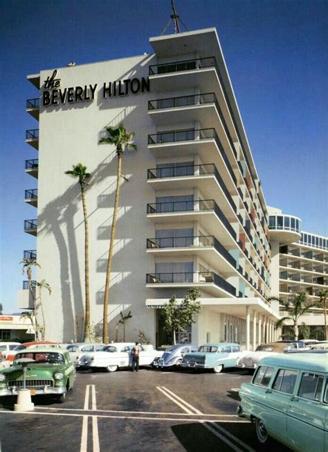 The Beverly Hilton 1956, was built in 1955 by Hilton | Beverly hilton ...