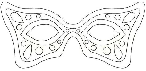 Get Free Printable Mardi Gras or Masquerade Mask Templates (With images) | Mardi gras mask ...