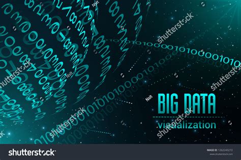 Big Data Visualization Banner Realistic Illustration Stock Vector (Royalty Free) 1262243272 ...