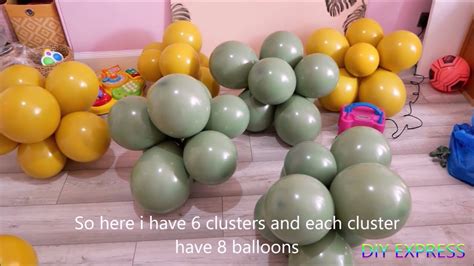 How To Make Balloon Cluster For Making Arch - YouTube