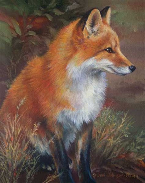 Untitled Document | Fox painting, Fox art, Animal paintings