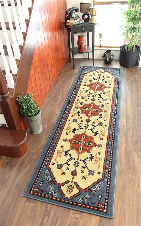 Navaro Long Narrow Wide Hall Runner Rugs Tribal Small Large Cheap Hallway Mat UK | eBay