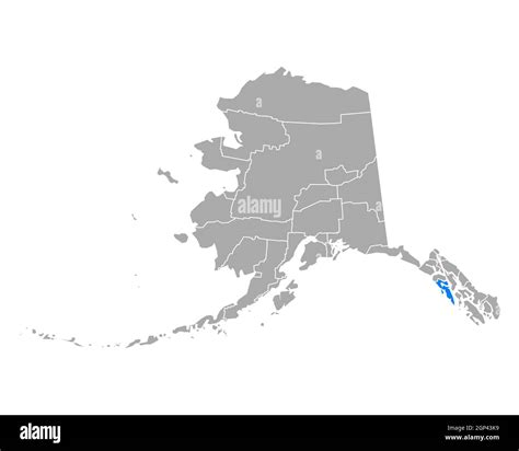 Map of Sitka in Alaska Stock Photo - Alamy