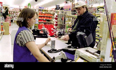 "Bowling for Columbine" Michael Moore Stock Photo - Alamy