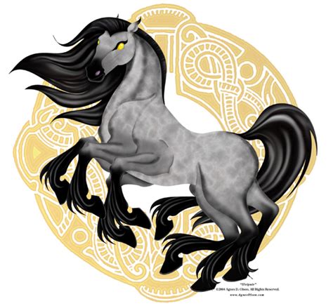 Sleipnir, The Eight Legged Horse of Odin by Valkyrie24