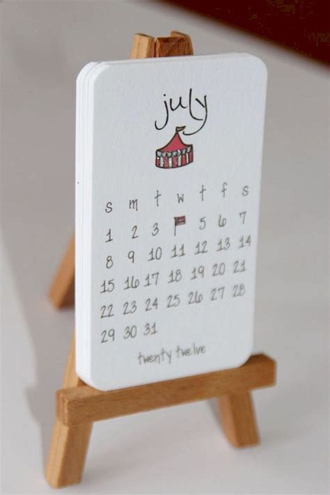 Table Calendar Ideas