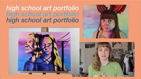 high school art portfolio - YouTube