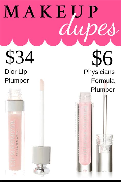 Dior Lip Gloss Dupe - Physicians Formula Plumping Potion