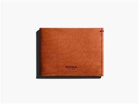 Shinola Leather Slim Bifold Wallet - IMBOLDN