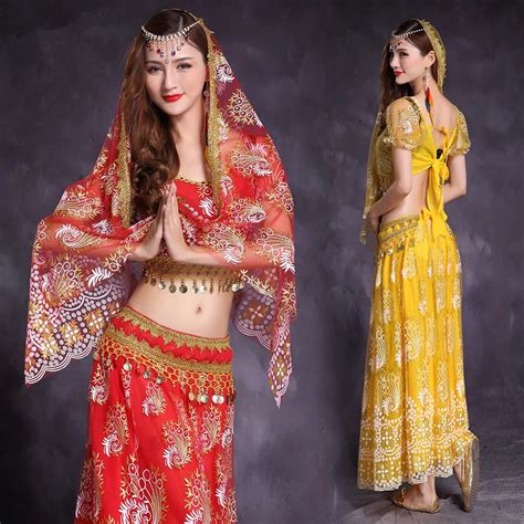 Bollywood Dance Costumes Indian Belly Dance Costumes Set For Women ...