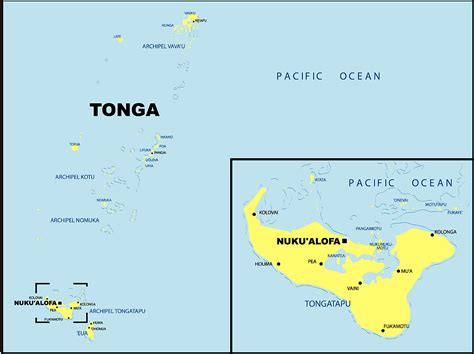 Mapas de Tonga - Atlas del Mundo