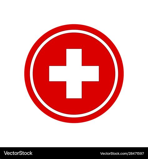 Healthcare plus sign medical symbol Royalty Free Vector