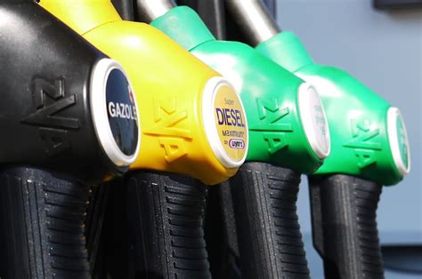 four, assorted-colored fuel, pump, nozzles, gasoline, diesel, petrol, gas, fuel, oil | Pxfuel