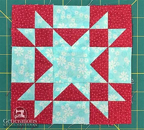 Free Amish Star Quilt Block Guide: 6", 9" and 12" finished blocks