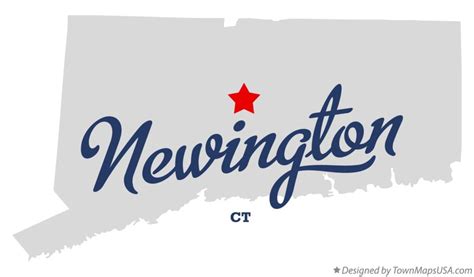 Map of Newington, CT, Connecticut