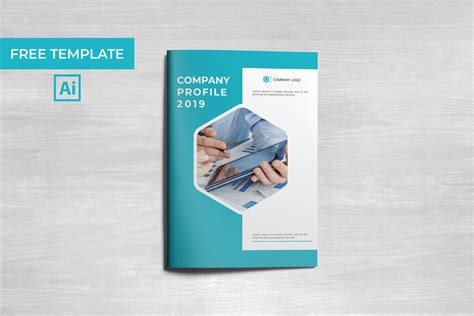 Creative Company Profile | Free Template Download On Behance regarding Adobe Illustrator ...