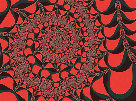 Fractal Spiral Pc A Red Colors Free Stock Photo - Public Domain Pictures