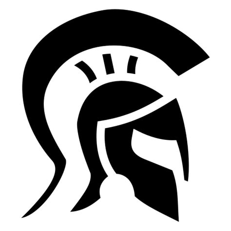 Spartan helmet icon | Game-icons.net
