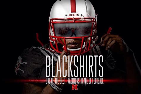 Blackshirts | Nebraska football, Husker football, Sports graphic design