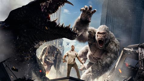 Rampage, Animal, Crocodile, Monster, Rampage (Movie), Gorilla, 1080P ...