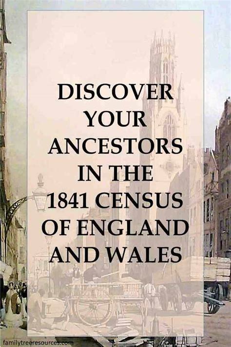 Guide to the 1841 Census of England and Wales - Family Tree Resources