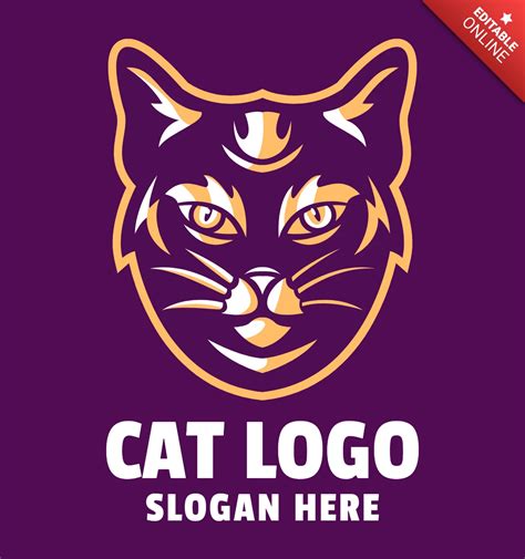 Cat Logo Design Template | Free Design Template