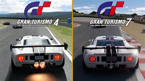 Gran Turismo 4 [4K60] vs. Gran Turismo 7 [4K60] | Ford GT LM Spec II ...