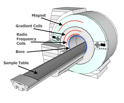 Schematic diagram of an MRI machine illustrating the concentric... | Download Scientific Diagram