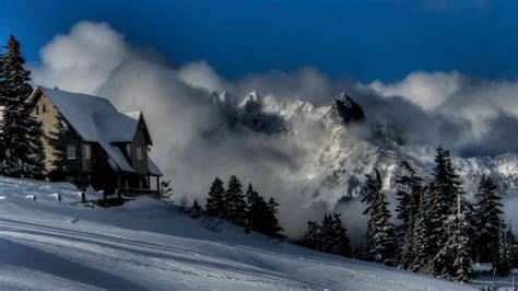 🔥 [40+] Winter Mountain Cabin Wallpapers | WallpaperSafari