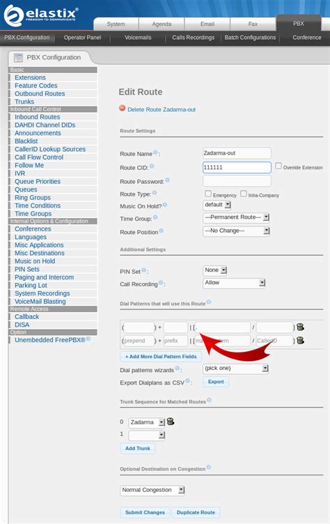 Elastix 2.5 setup manual - Zadarma