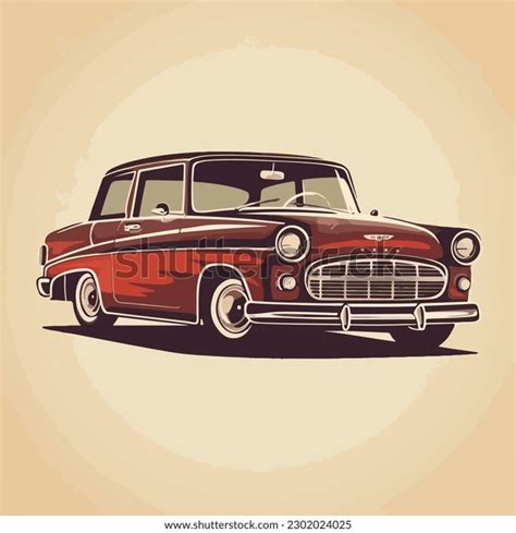 Vintage Retro Classic Car Vector Logo Stock Vector (Royalty Free) 2302024025 | Shutterstock