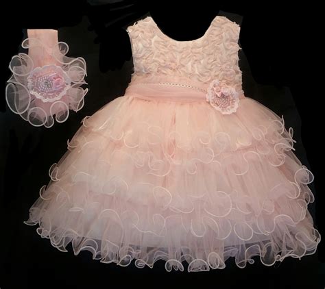 Baby Girls Ruffle Dress by Couche Tot – Pink or Ivory | Wonderland