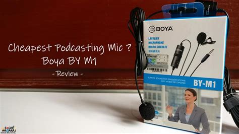 Boya BY M1 Review - Cheapest Podcasting microphone ? - SocialMaharaj