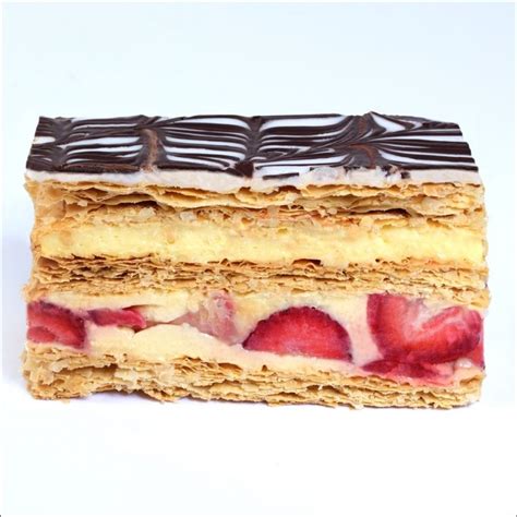 Millefeuille is French for "thousand sheets" and its that detail that ...