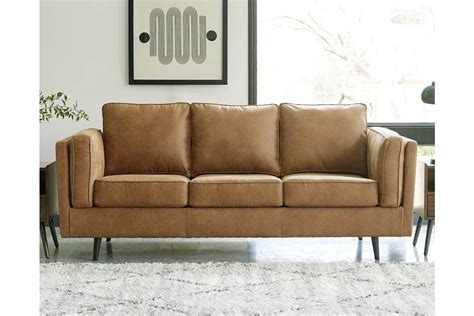 Ashley Furniture White Leather Couch - Odditieszone