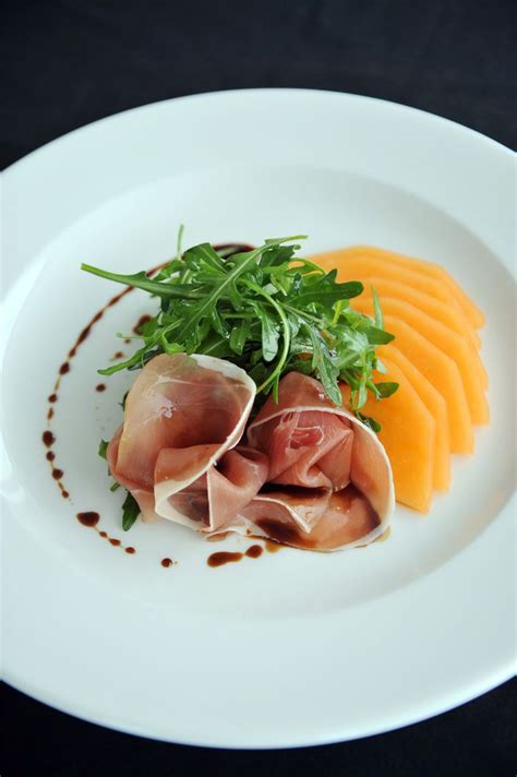 Nick Nairn's Melon & Prosciutto Crudo Starter | Campbells Meat | Recipe | Food presentation ...