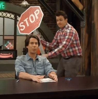 Meme Generator - Gibby Hitting Spencer from Behind with Stop Sign ...