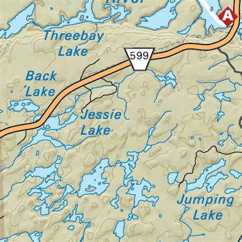 NWON39 Sturgeon Lake - Northwestern Ontario Topo Map by Backroad ...