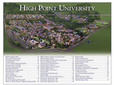 High Point Campus Map