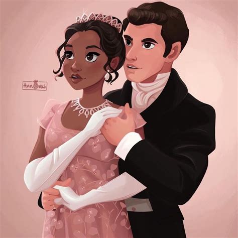 Bridgerton_exclusive on Instagram: “Check out this beautiful illustration of Kate and Anthony by ...