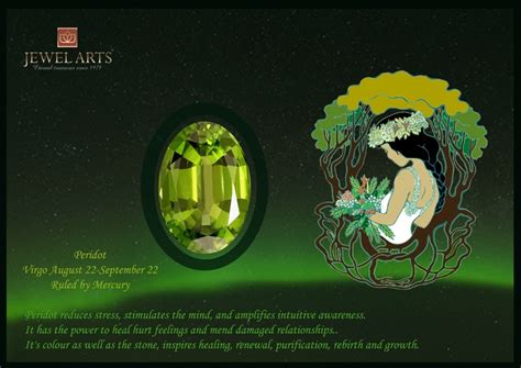 Jewel Arts India Western Astrology series presents Virgo Gemstone - The Peridot. | Virgo ...