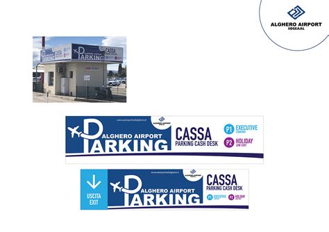 Logo Alghero Airport Parking on Behance