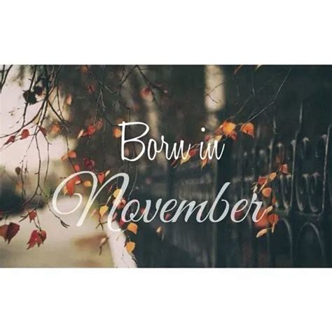 Born In November Pictures, Photos, and Images for Facebook, Tumblr, Pinterest, and Twitter