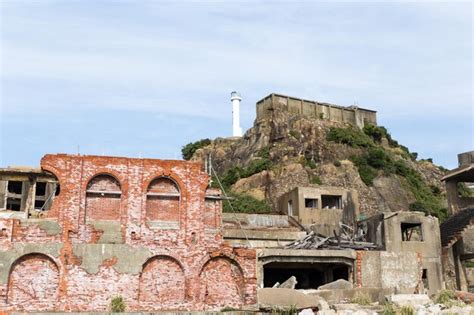 Premium Photo | Abandoned gunkanjima island in nagasaki