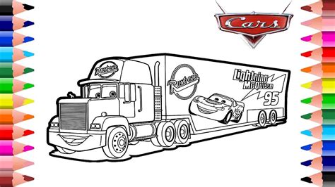 Cars Mack Coloring Pages Sketch Coloring Page | My XXX Hot Girl