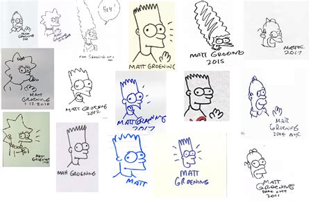 There is a group of people who think that Matt Groening draws every ...