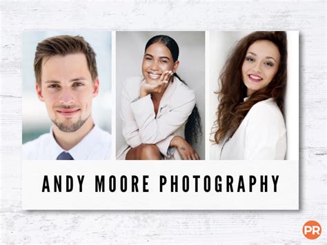 25 Creative Photography Business Card Design Ideas - Portraits Refined